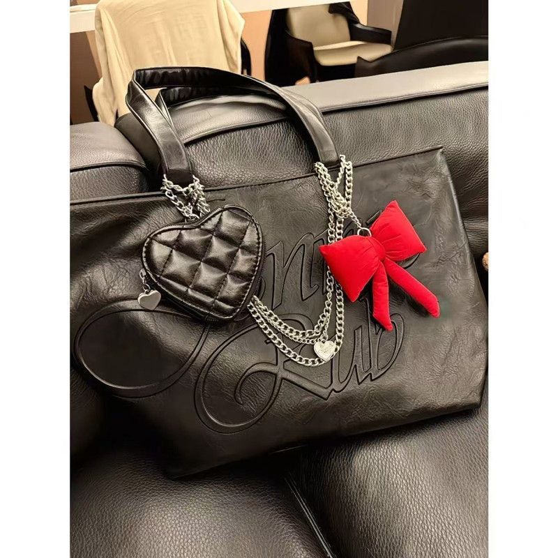 JENNIE RUBY BAG (black and red)