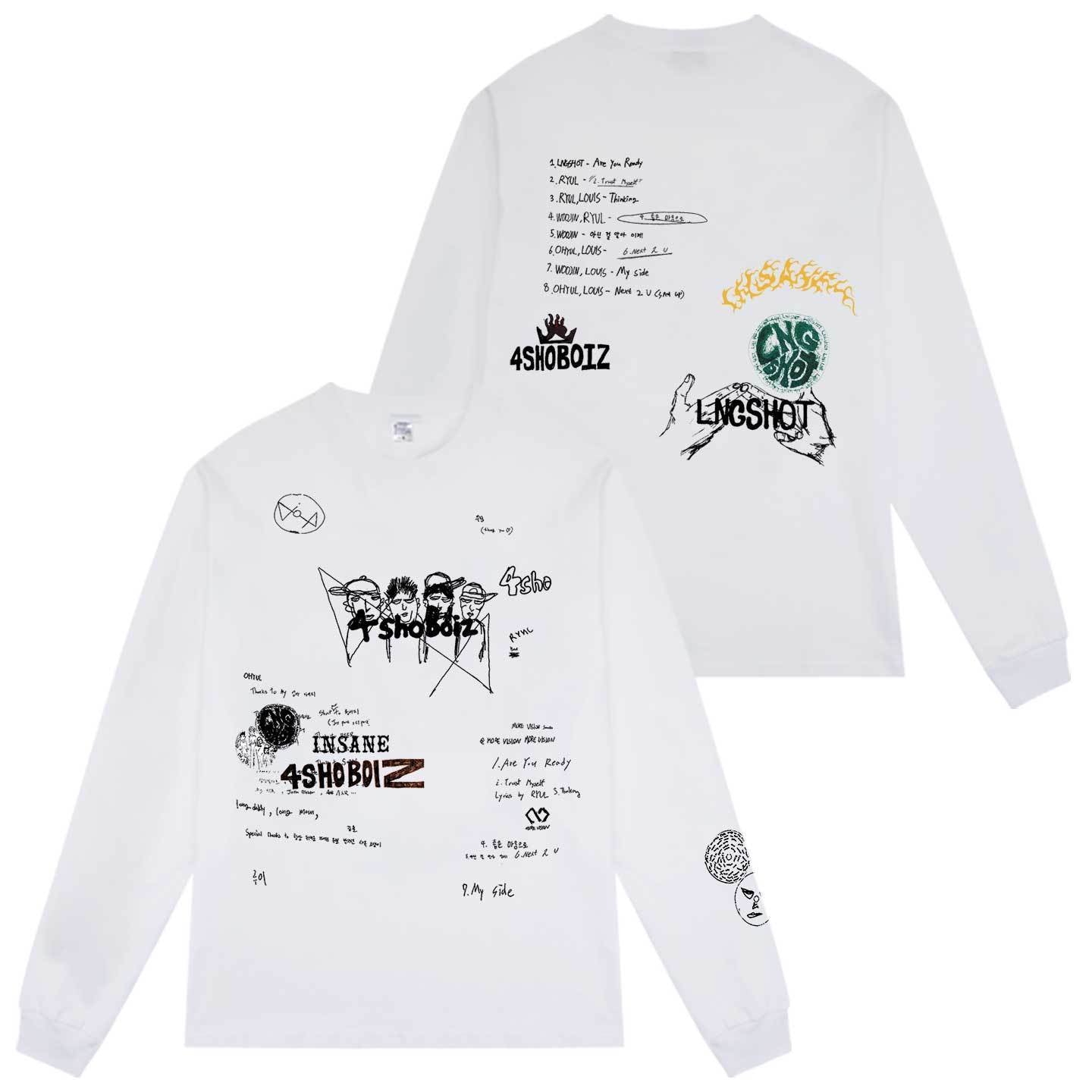LNGSHOT LONG-SLEEVED SHIRT 100% COTTON