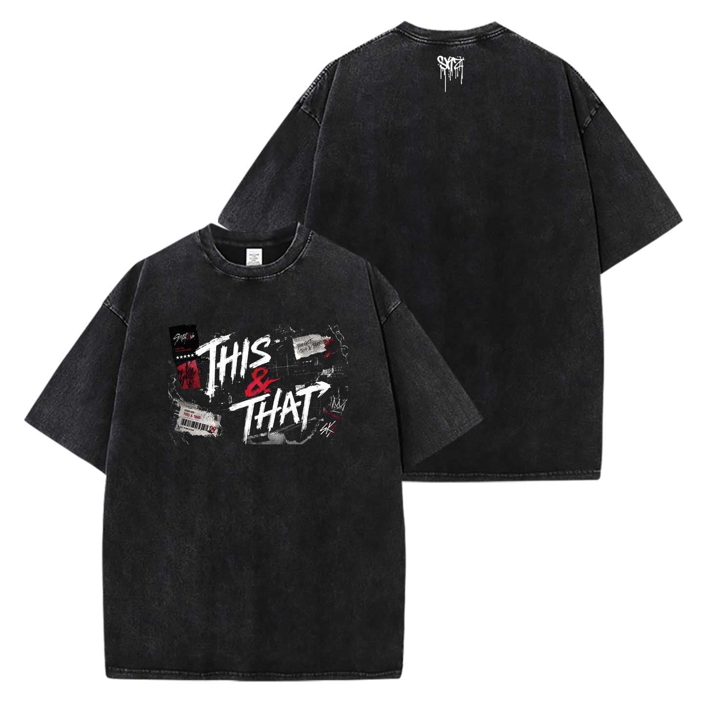 STRAY KIDS THIS&THAT T-SHIRTS 100% COTTON