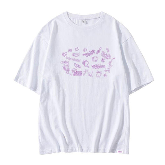 ILLIT SUPER REAL ME T SHIRT 100% COTTON