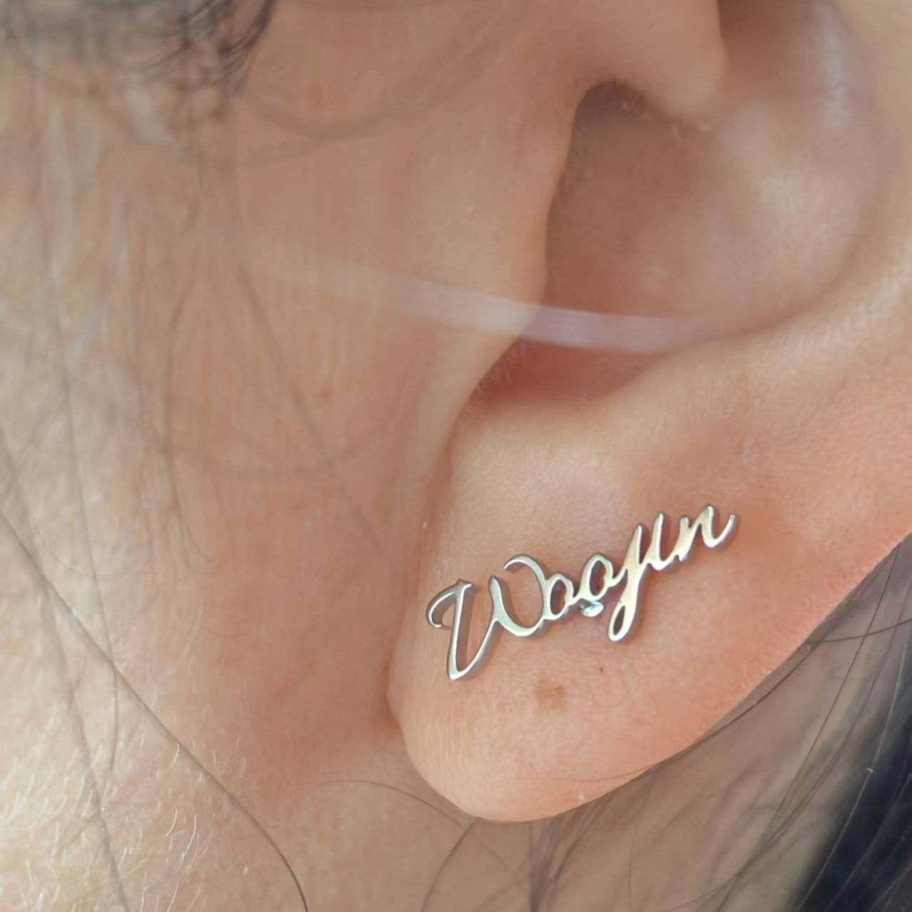 LNGSHOT EARRINGS(pair) STAINLESS STEEL