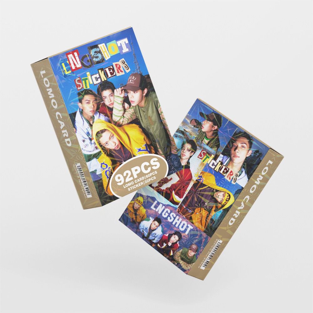 LNGSHOT PHOTOCARDS 92PCS (60 PHOTOCARDS+ 32 STICKERS)