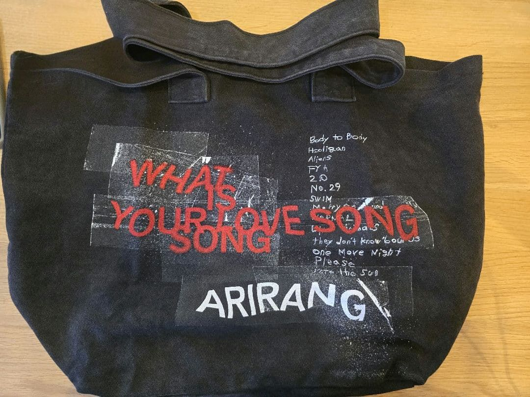 BTS LAS VEGAS ARIRANG BAG