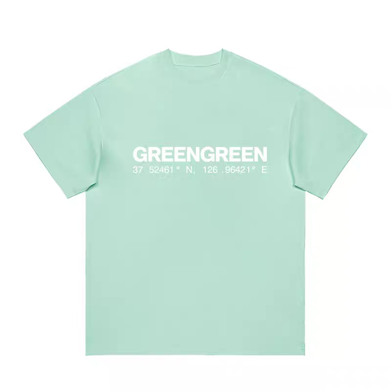 CORTIS BRIDGE T SHIRT GREENGREEN 100% COTTON