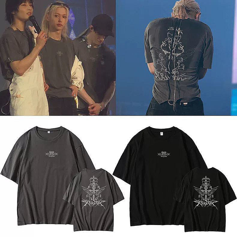 STRAY KIDS MERCH DOMINATE TOUR TSHIRT 100% COTTON