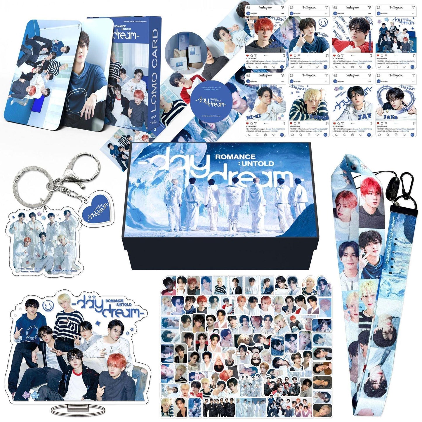 ENHYPEN ROMANCE KIT: UNTOLD DAYDREAM 159 PCS (GIFT BOX W/ SEVERAL ITEMS!✨)