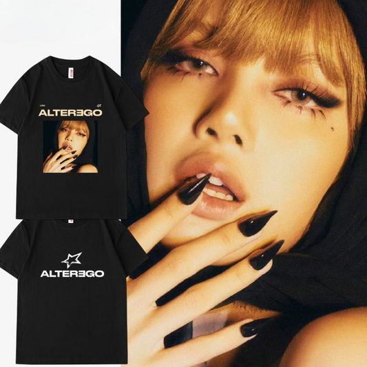 BLACKPINK LISA ALTER EGO T-SHIRTS 100% COTTON