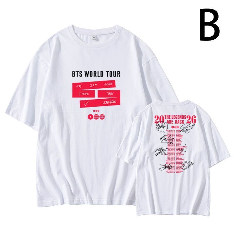 BTS WORLD TOUR 2026 ARIRANG T-SHIRTS 100% COTTON