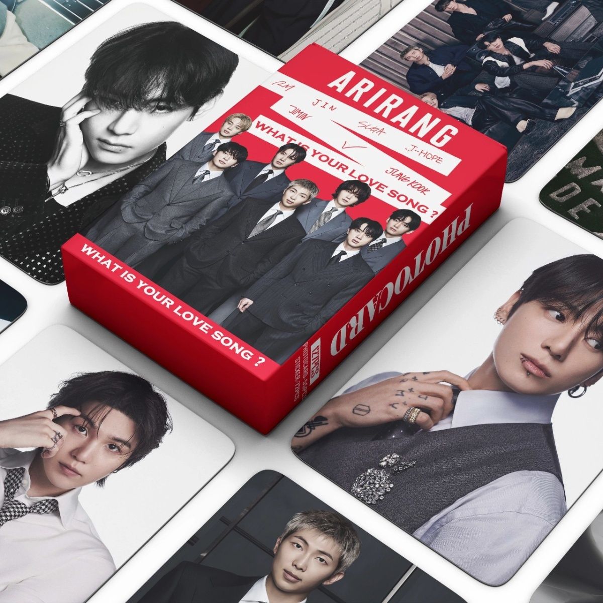 PHOTOCARDS BTS ARIRANG 127 PCS (55 cards + 72 stickers)