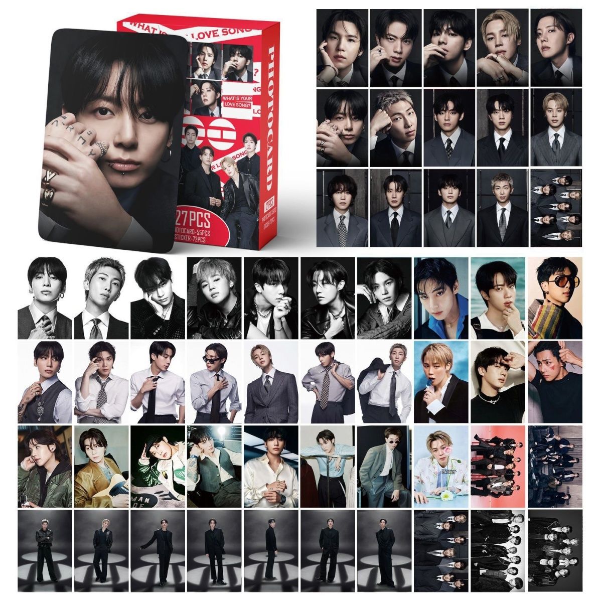 PHOTOCARDS BTS ARIRANG 127 PCS (55 cards + 72 stickers)