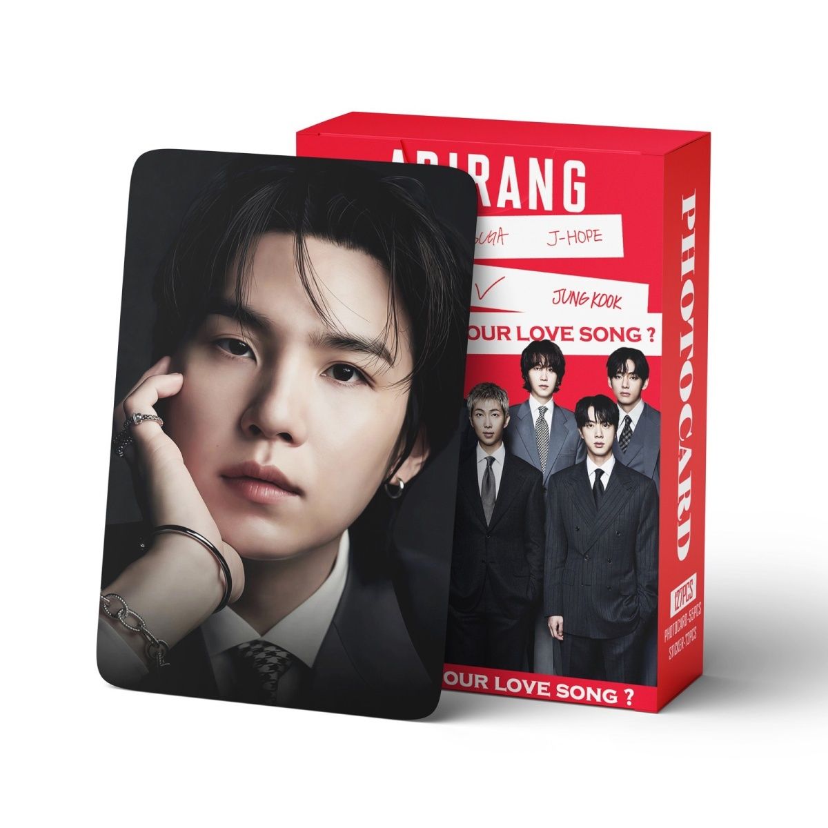 PHOTOCARDS BTS ARIRANG 127 PCS (55 cards + 72 stickers)