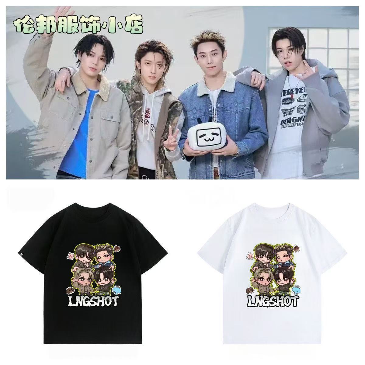 LNGSHOT T-SHIRTS 100% COTTON
