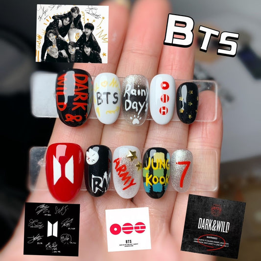 BTS PRESS-ON NAILS