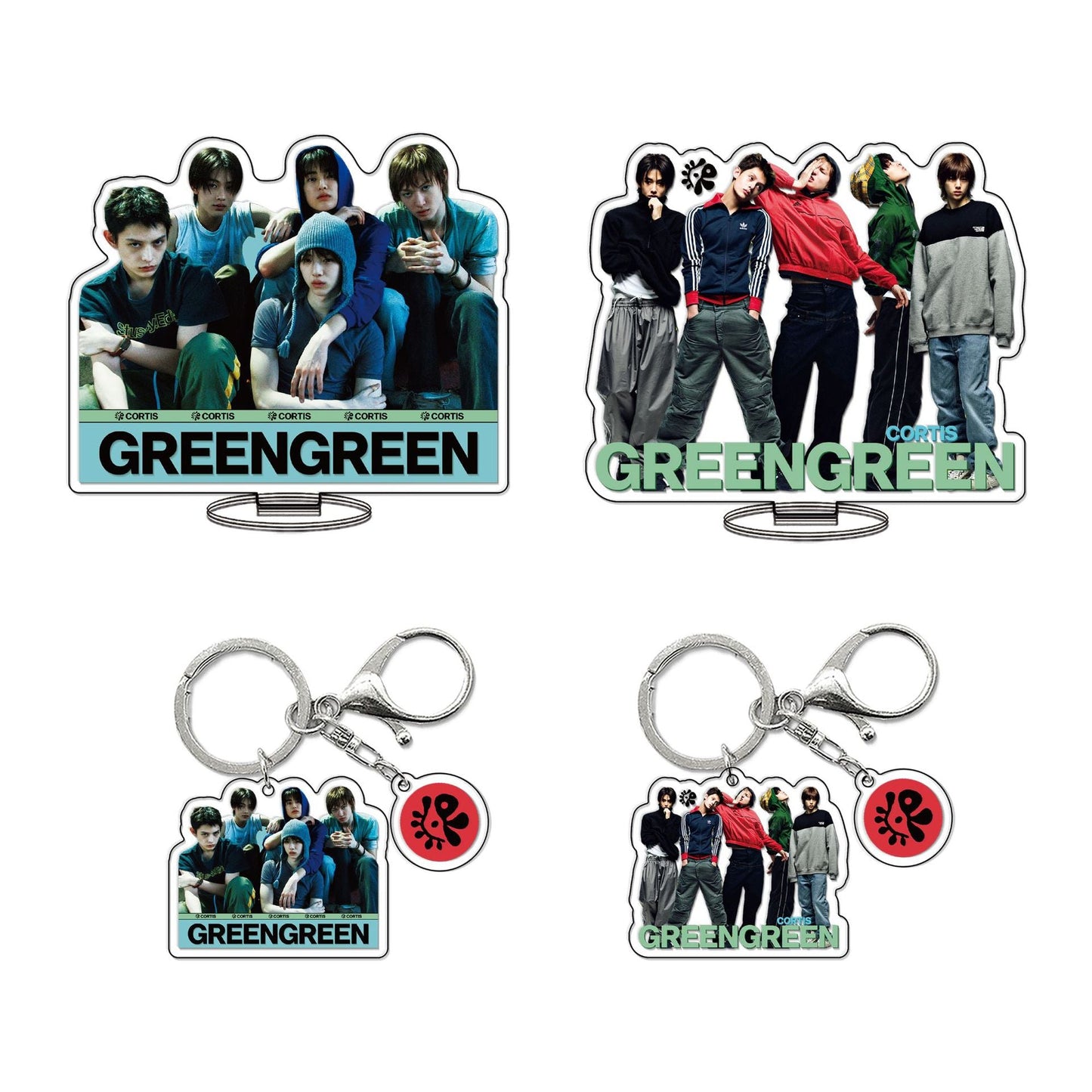 CORTIS MINI DECORATIVE ACRYLIC TOTEM AND KEYCHAIN