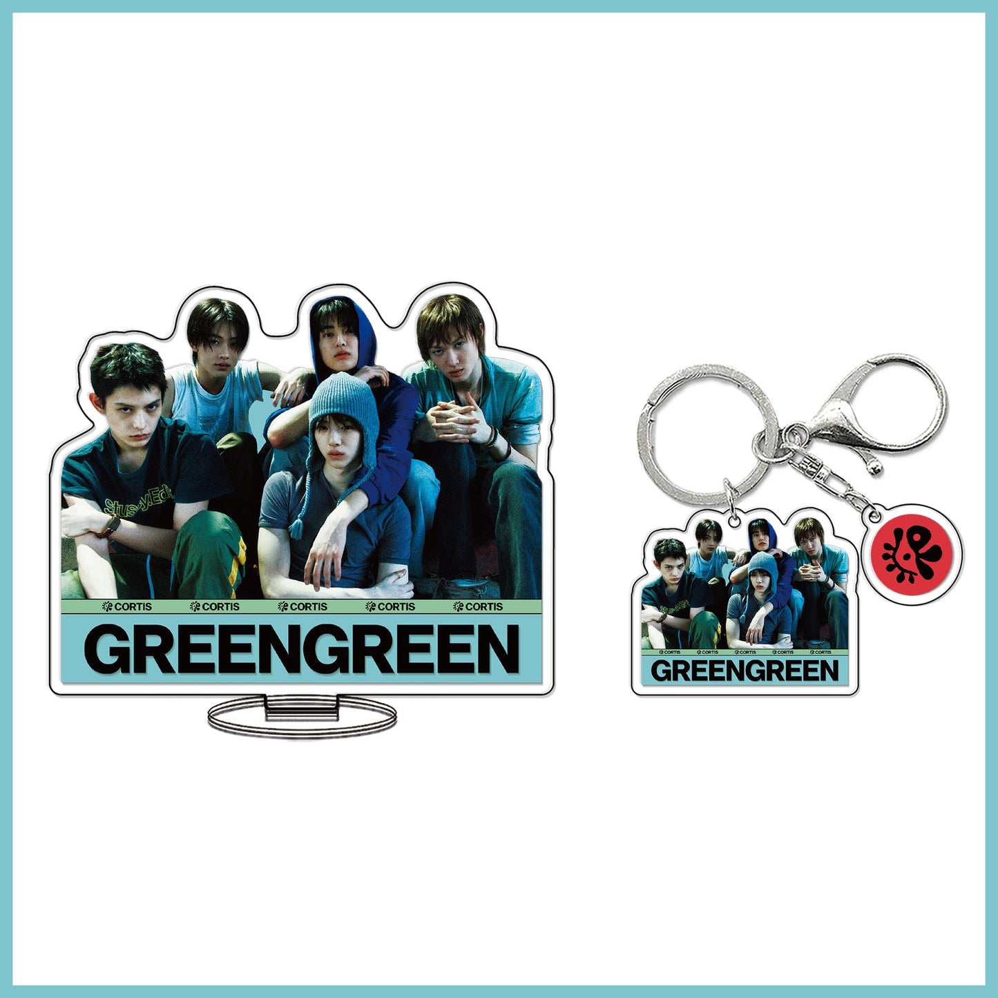 CORTIS MINI DECORATIVE ACRYLIC TOTEM AND KEYCHAIN