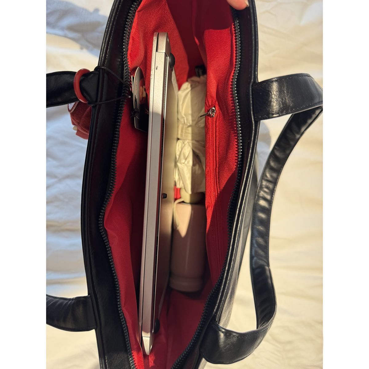 JENNIE RUBY BAG (black and red)