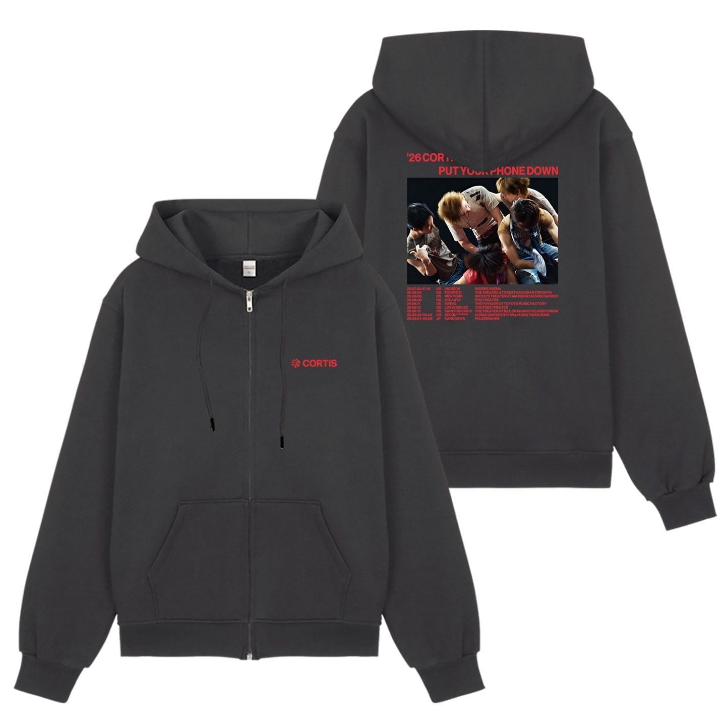 CORTIS HOODIES PUTYOURPHONEDOWN
TOUR 2026