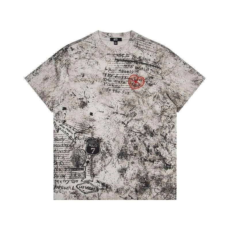 BTS WORLD TOUR ARIRANG T-SHIRT 100% COTTON