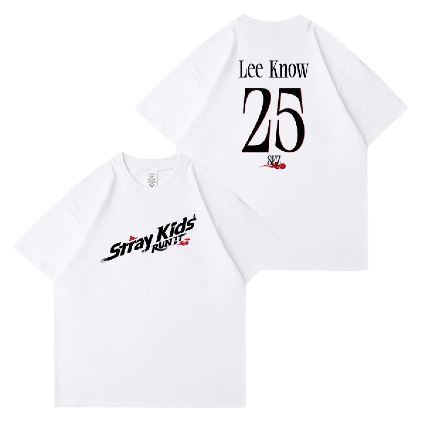 STRAY KIDS RUN IT T-SHIRTS 100% COTTON