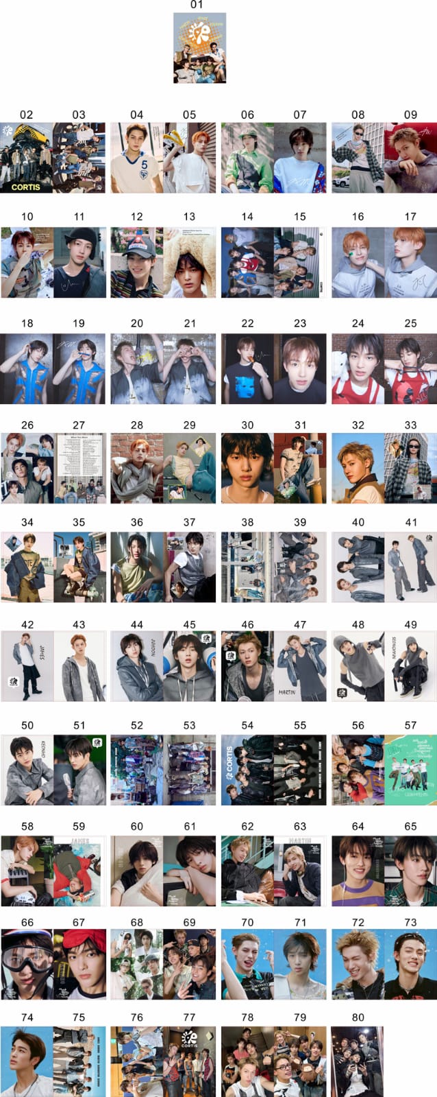 CORTIS PHOTOBOOK + VARIOUS ITEMS