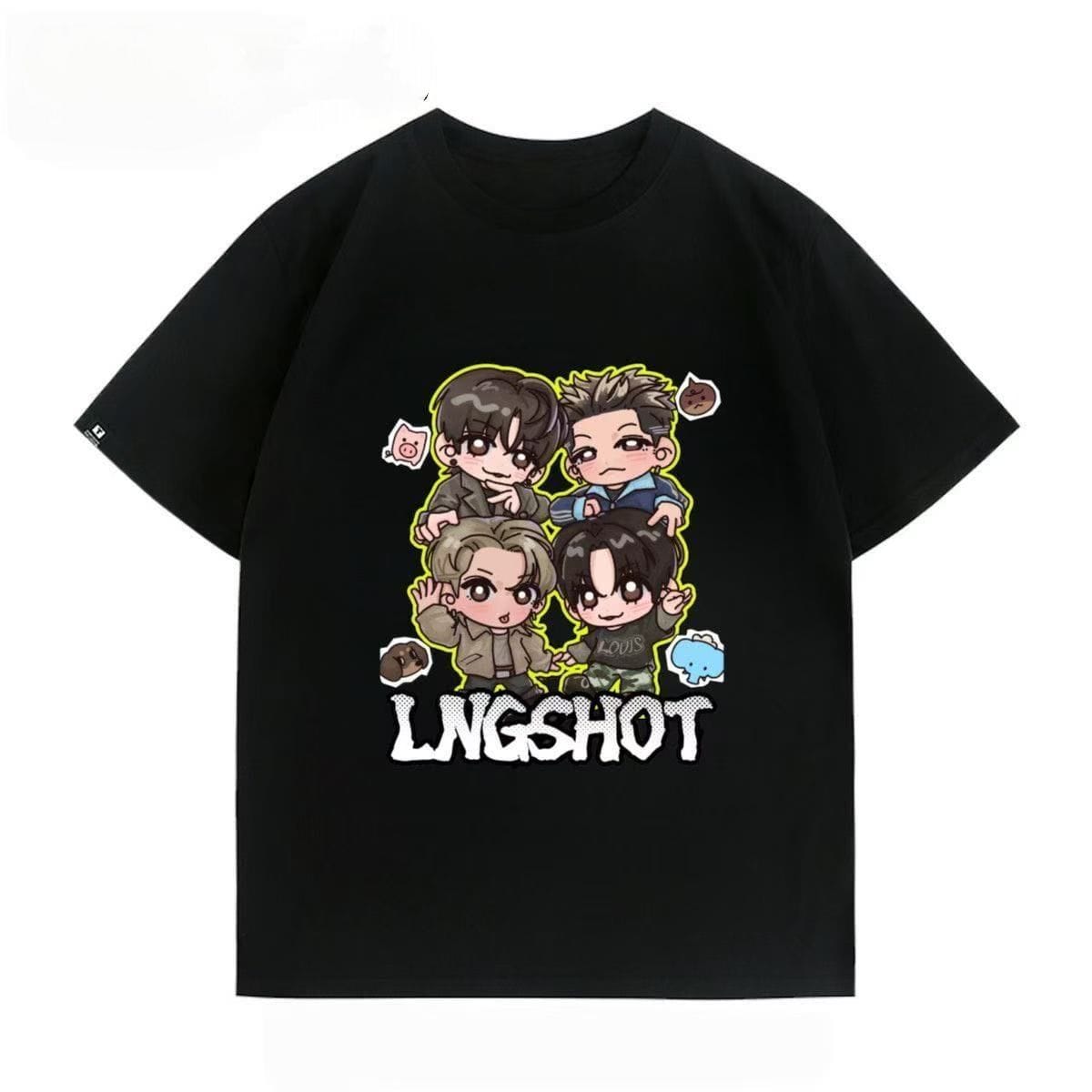 LNGSHOT T-SHIRTS 100% COTTON