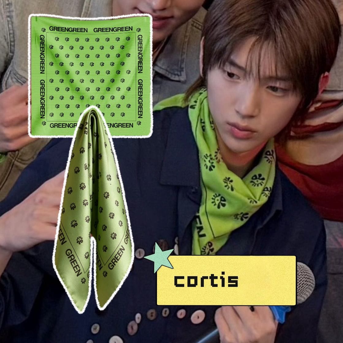 CORTIS BANDANA GREENGREEN