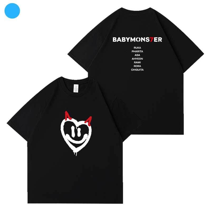 BABY MONSTER T SHIRT 100% COTTON