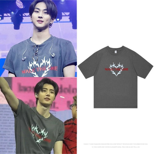 ENHYPEN T-SHIRT 2025 WALK THE LINE 100% COTTON