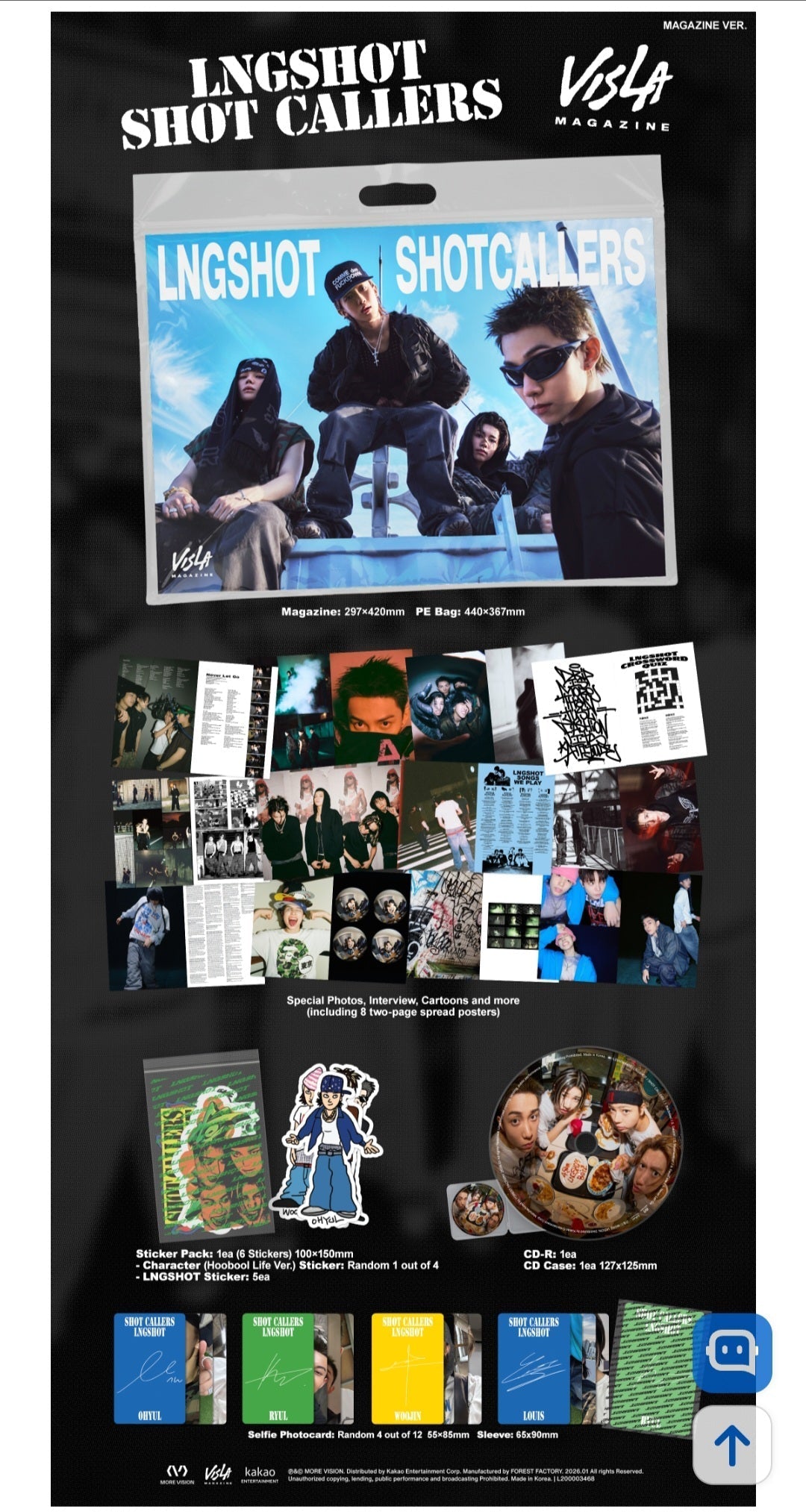 LNGSHOT ALBUM SHOT CALLERS (Standart/Magazine Vers.) [OFFICIAL MERCH]