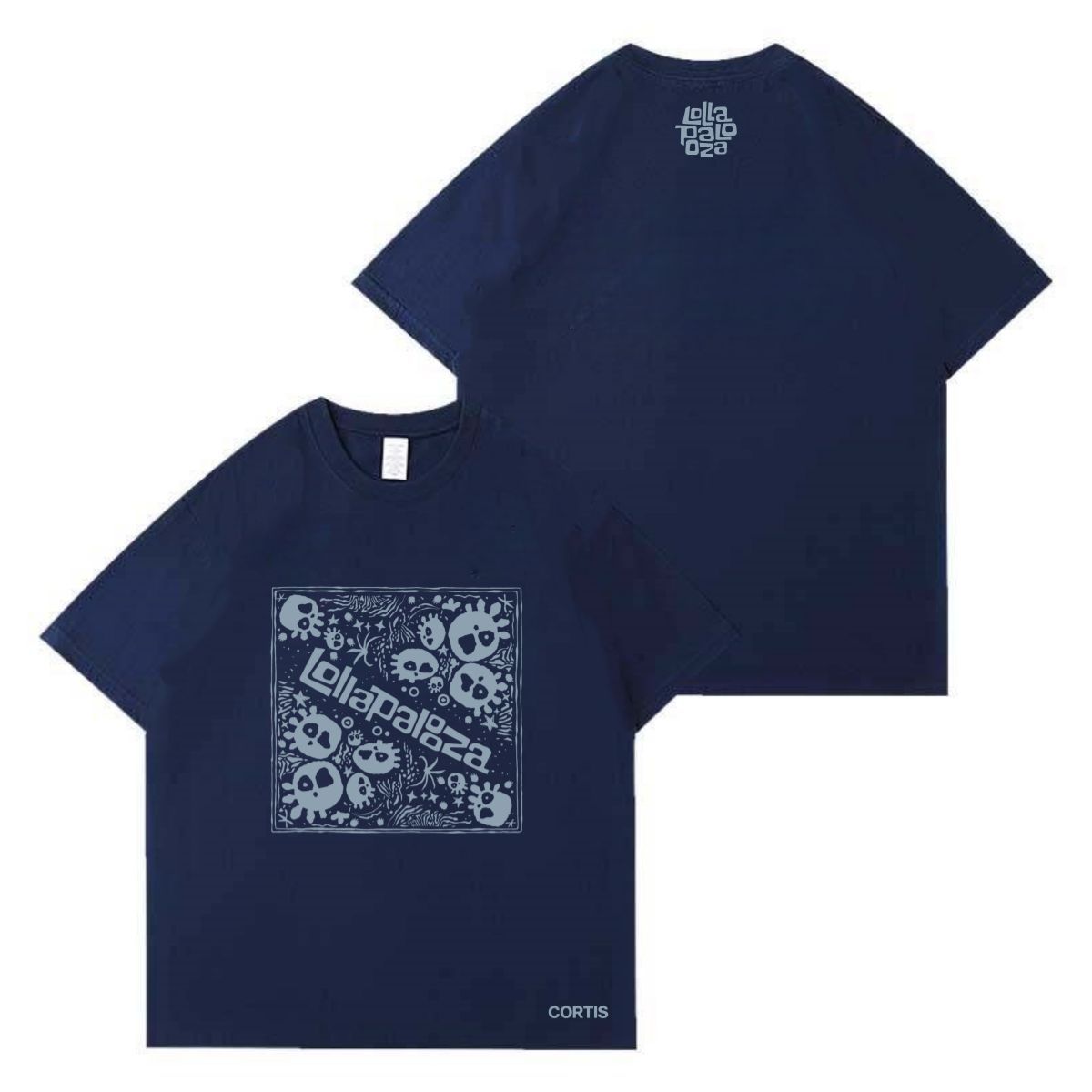 CORTIS T SHIRTS LOLLAPALOOZA 100% COTTON