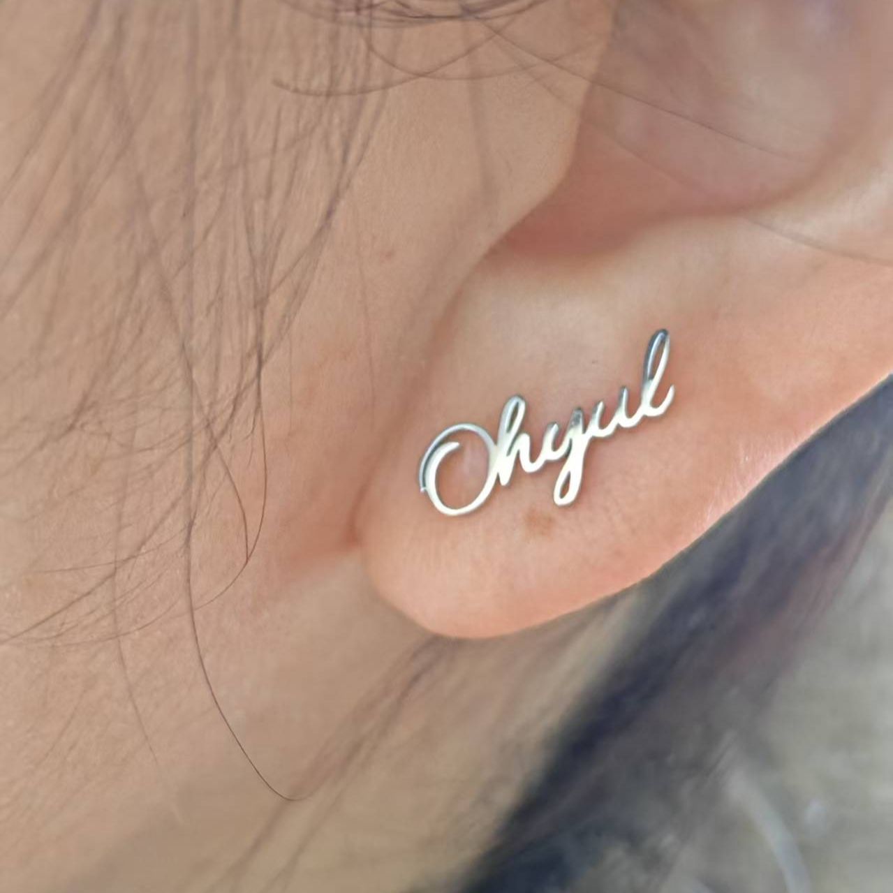 LNGSHOT EARRINGS(pair) STAINLESS STEEL