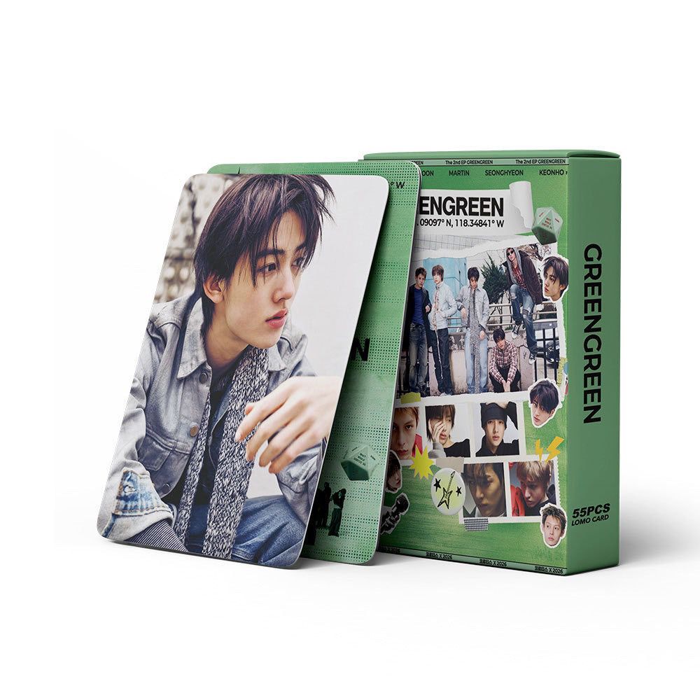 CORTIS GREENGREEN PHOTOCARDS 55 PCS