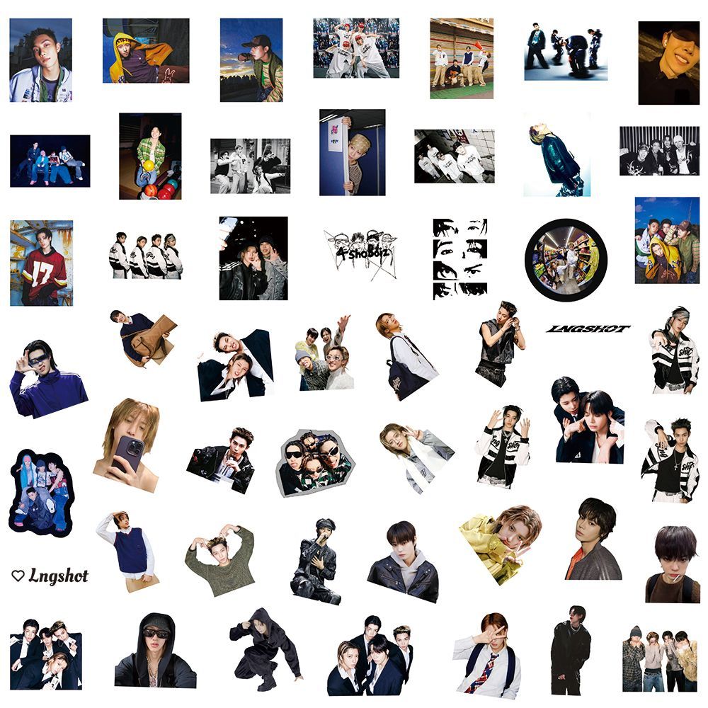 LNGSHOT STICKERS 156 PCS
