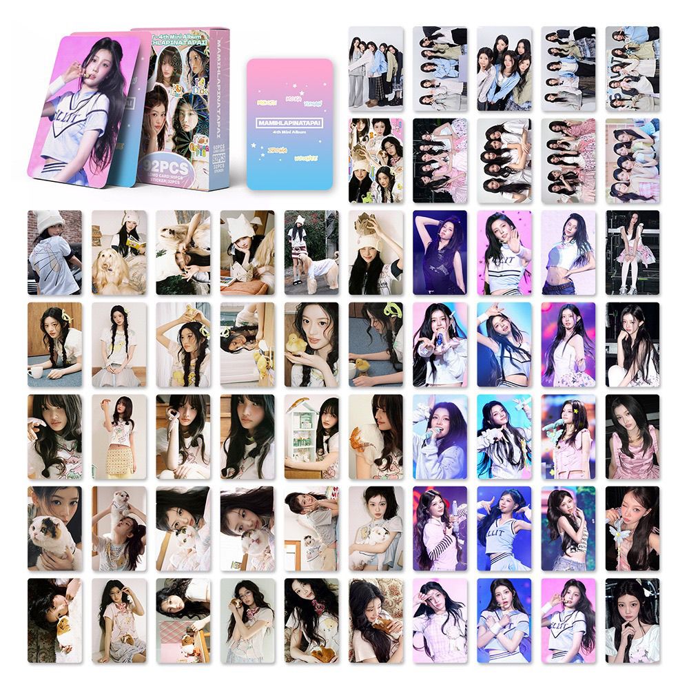 ILLIT MAMIHLAPINATAPAI PHOTOCARDS 92 PCS(60 CARDS+ 32 STICKERS)