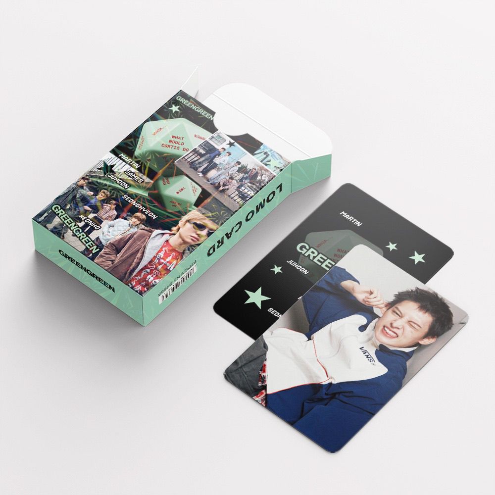 CORTIS GREENGREEN PHOTOCARDS 92 PCS (60 PHOTOCARDS + 32 STICKERS)