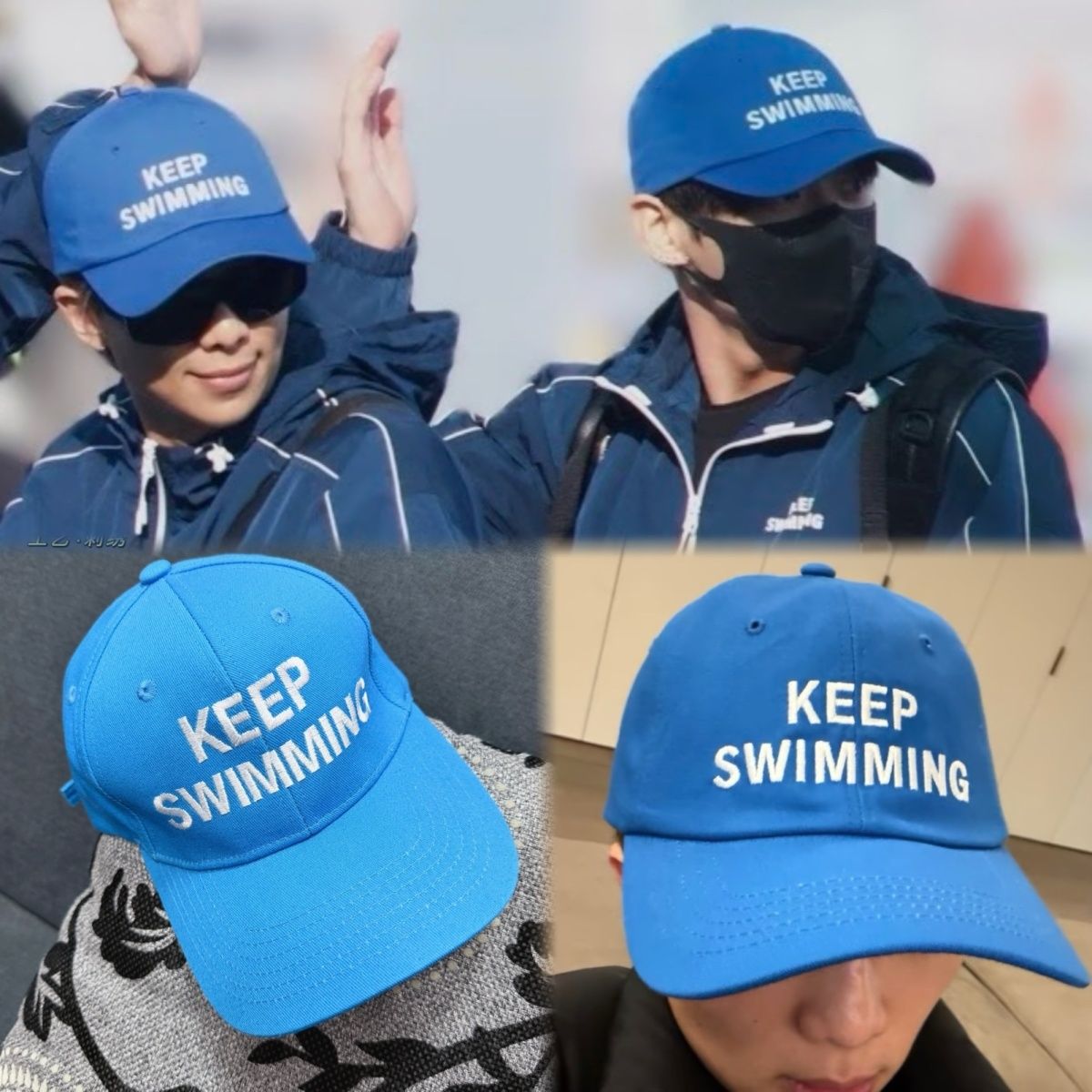 BTS KEEP SWIMMING CAP