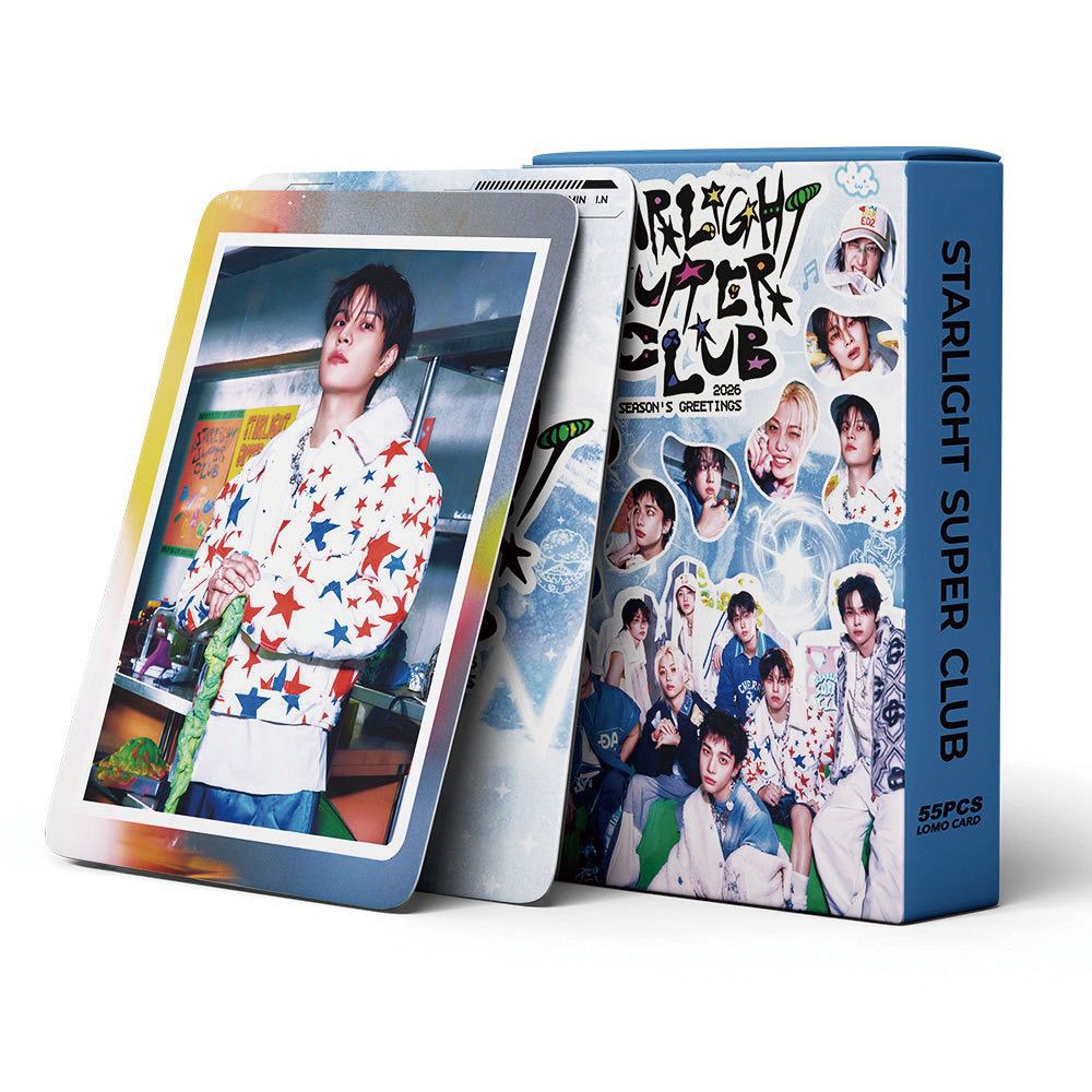 PHOTOCARDS STRAY KIDS STARLIGHT SUPER CLUB 2026 55 PÇS