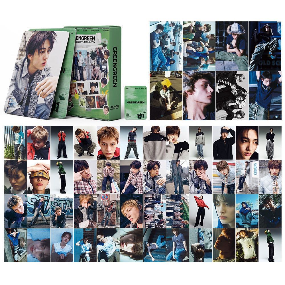 CORTIS GREENGREEN PHOTOCARDS 55 PCS