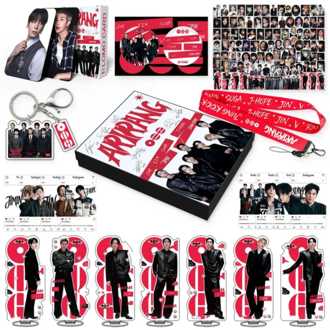 BTS ARIRANG KIT WITH 175 PIECES (GIFT BOX WITH/ VARIOUS ITEMS!✨)