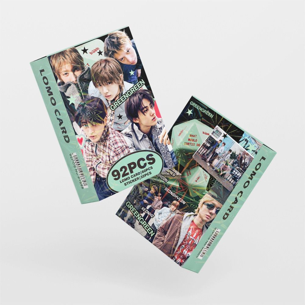 CORTIS GREENGREEN PHOTOCARDS 92 PCS (60 PHOTOCARDS + 32 STICKERS)