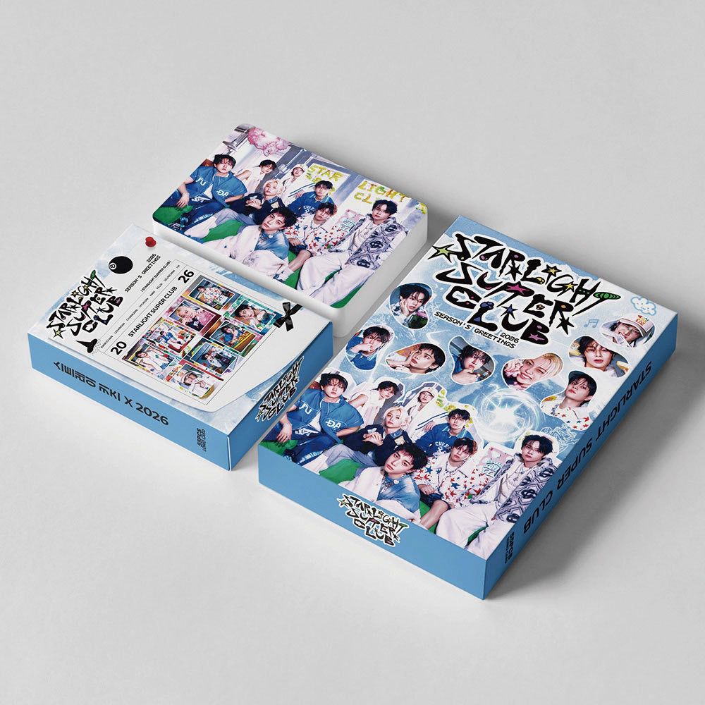 PHOTOCARDS STRAY KIDS STARLIGHT SUPER CLUB 2026 55 PÇS