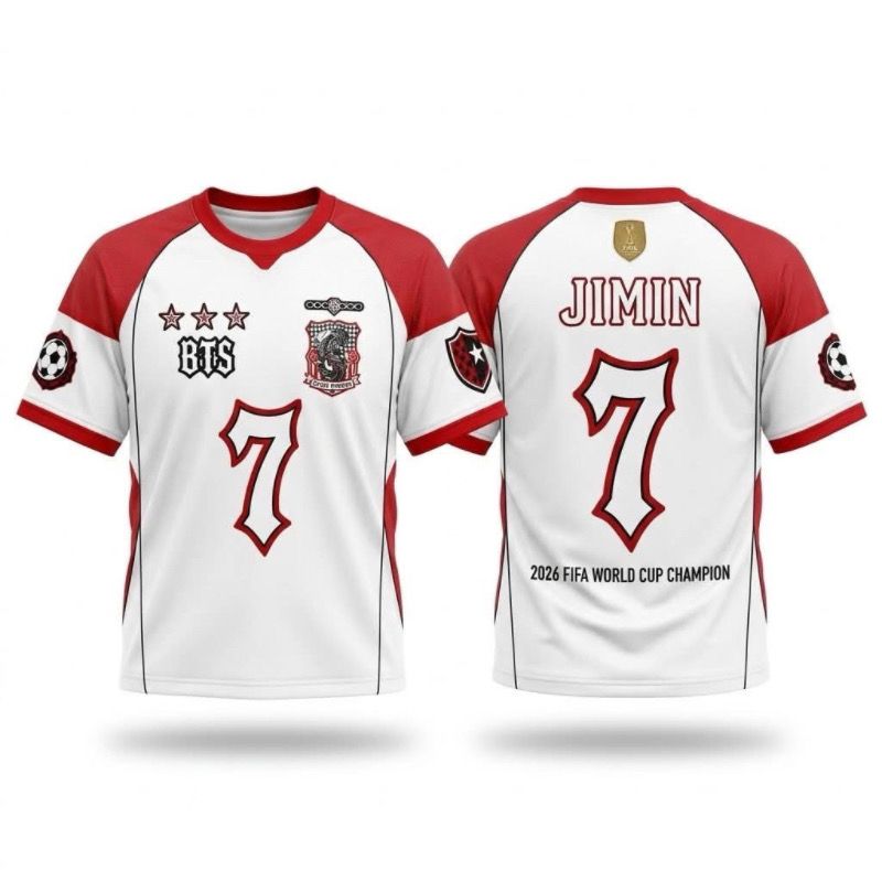 BTS WORLD CUP HALFTIME SHOW JERSEY