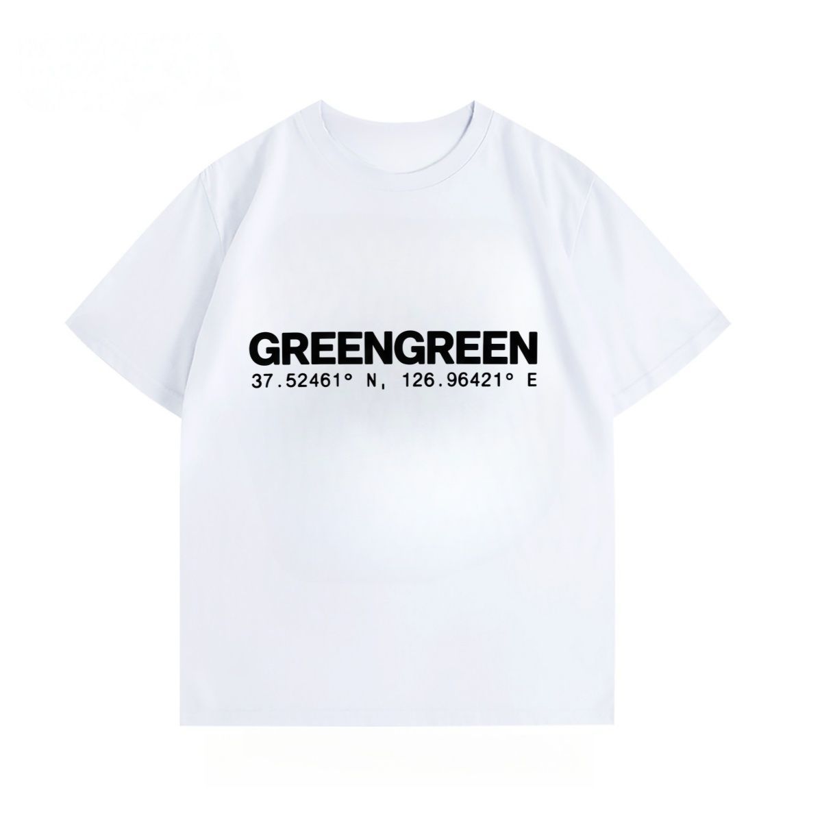 CORTIS STUDIO T SHIRT GREENGREEN 100% COTTON