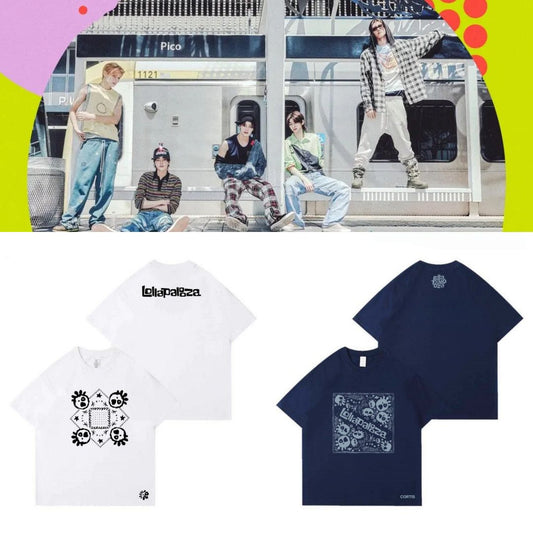 CORTIS T SHIRTS LOLLAPALOOZA 100% COTTON