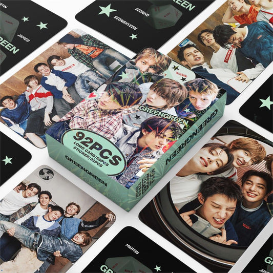 CORTIS GREENGREEN PHOTOCARDS 92 PCS (60 PHOTOCARDS + 32 STICKERS)