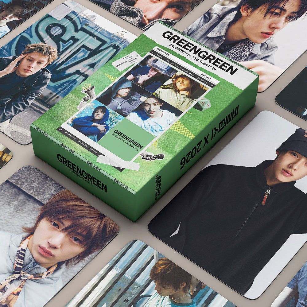 CORTIS GREENGREEN PHOTOCARDS 55 PCS