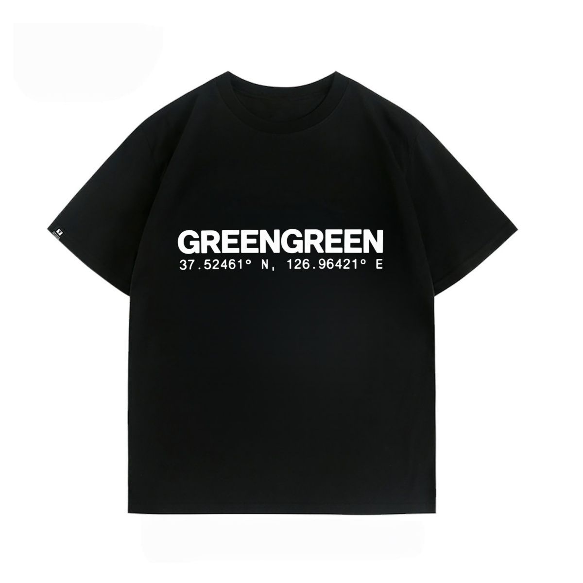 CORTIS STUDIO T SHIRT GREENGREEN 100% COTTON