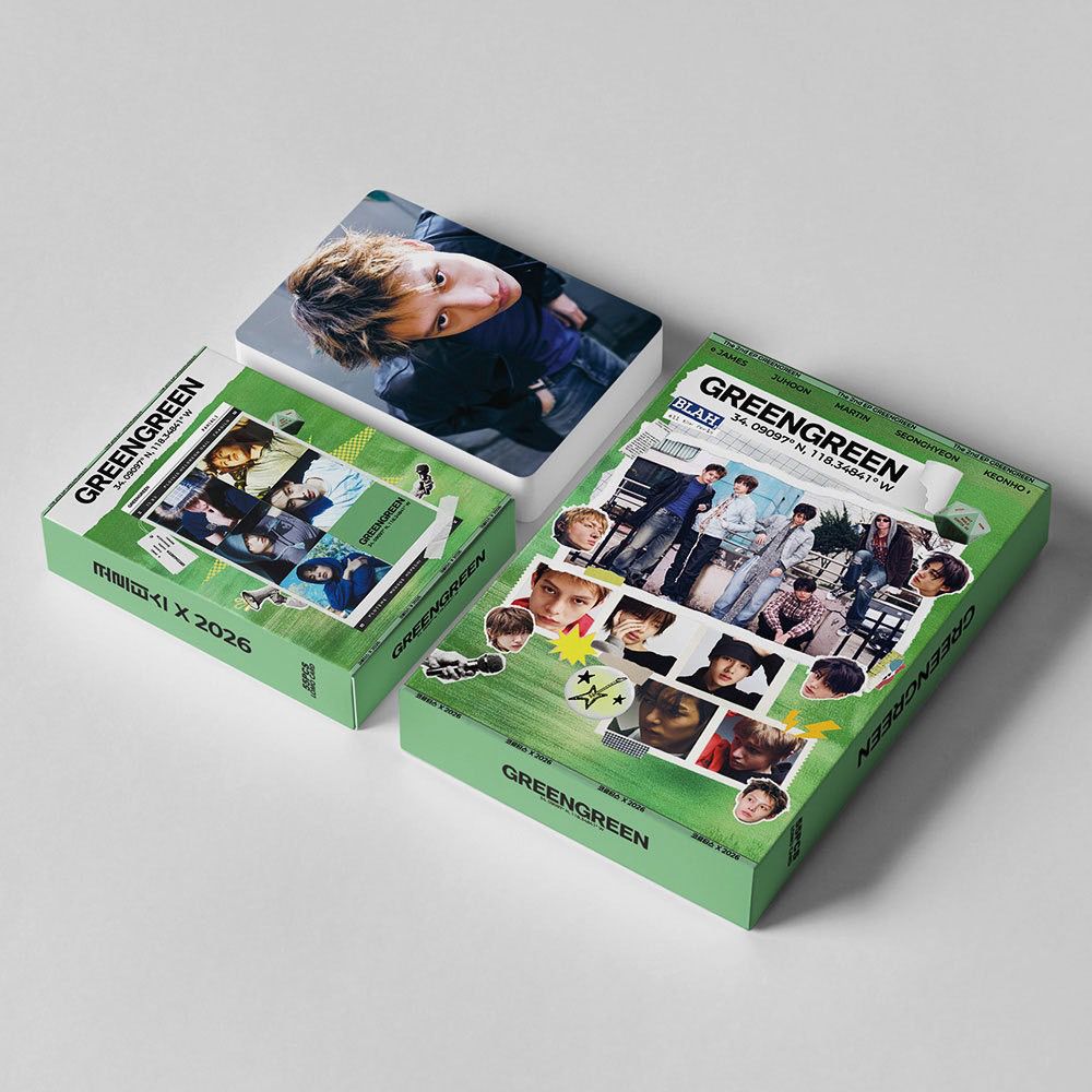 CORTIS GREENGREEN PHOTOCARDS 55 PCS