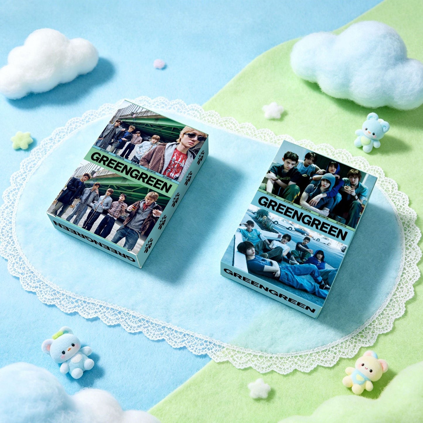 CORTIS GREENGREEN PHOTOCARDS 55 PCS