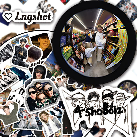 LNGSHOT STICKERS 156 PCS